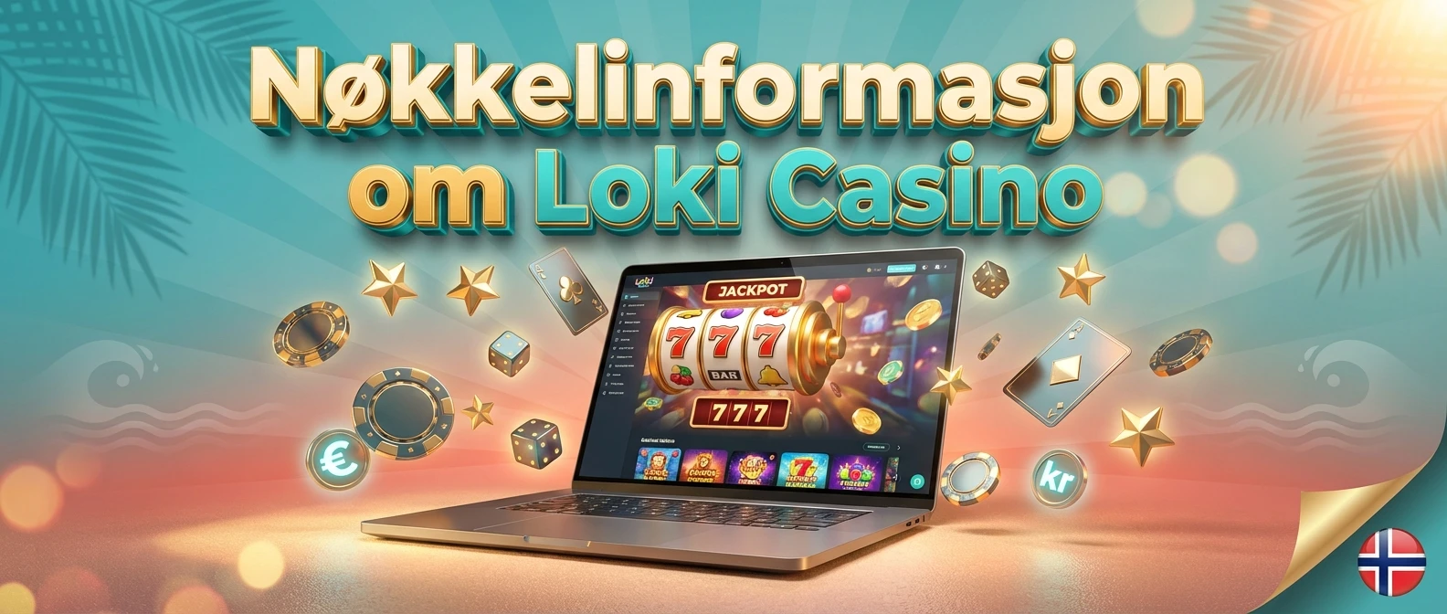 Nøkkelinformasjon om Loki Casino